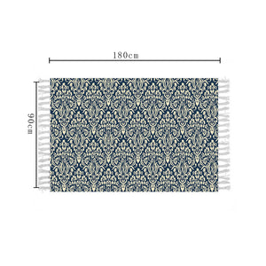 SOGA 90cm Cotton Polyester Vintage Area Rugs Living Room Hallway Floor Kitchen Home Decor