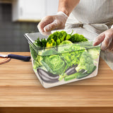 SOGA 6-Pack 200mm Clear Gastronorm GN Pan 1/2 Food Tray Storage