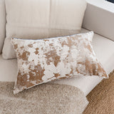 SOGA 35cm Rustic Weathered Paint Effect Decorative Lumbar Throw Pillow