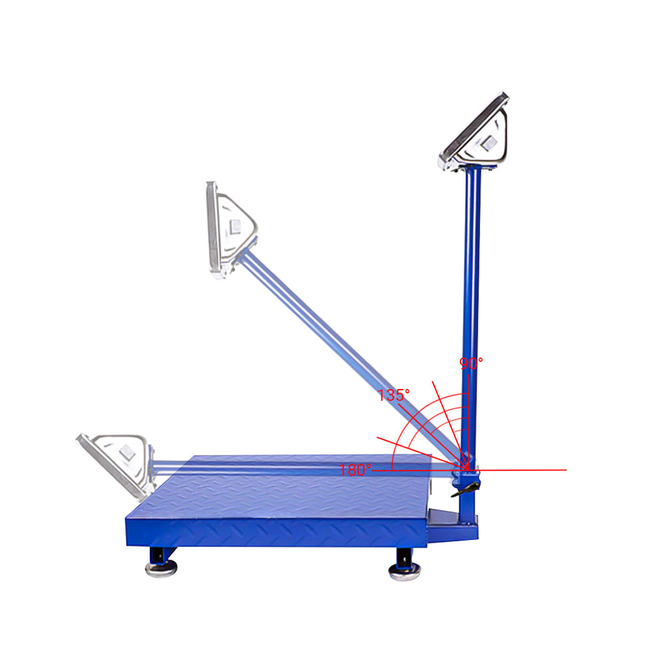 SOGA 4X Electronic Digital Platform Scale Postal Weight Blue 300kg