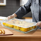 SOGA 2-Pack 150mm Clear Gastronorm GN Pan 1/1 Food Container with Lid