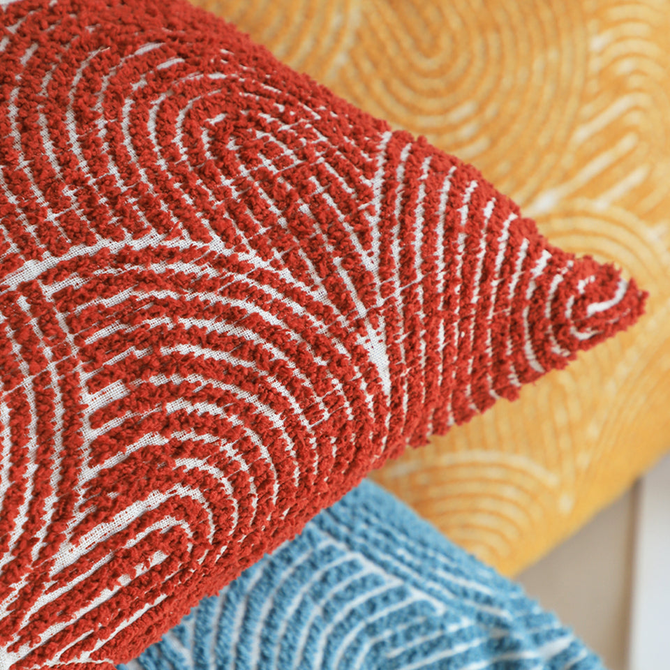 SOGA 50cm Throw Pillow Burgundy Cinnabar Perfect Burnt Indoor and Outdoor Corded for Home Decor