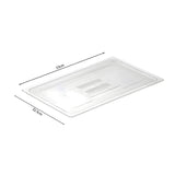 SOGA Clear Gastronorm 1/1 GN Lid Food Tray Top Cover Bundle of 4