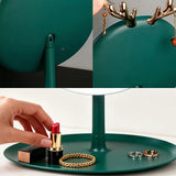 SOGA Green Antler LED Light Makeup Mirror Tabletop Vanity Home Decor