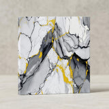 SOGA Peel & Stick Floor and Wall Tiles 30 x 30cm 10 Pack Blue Agate Faux Marble