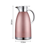 Soga 2.3L Rose Color 3-Layer Vacuum Insulated Water Bottle