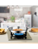 SOGA Stainless Steel Induction Fry Pan Set 22cm & 36cm