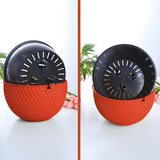 SOGA 16" Red Hanging Planter – Indoor Outdoor Pot with Drainage