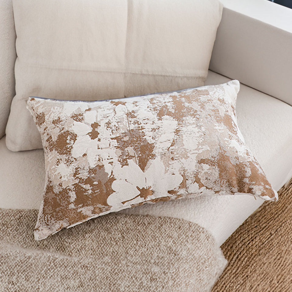 SOGA 2X 35cm Rustic Weathered Paint Effect Decorative Lumbar Throw Pillow