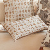 SOGA 2X 35cm Rectangular Modern Decorative Embroidered Geometric Throw Pillow