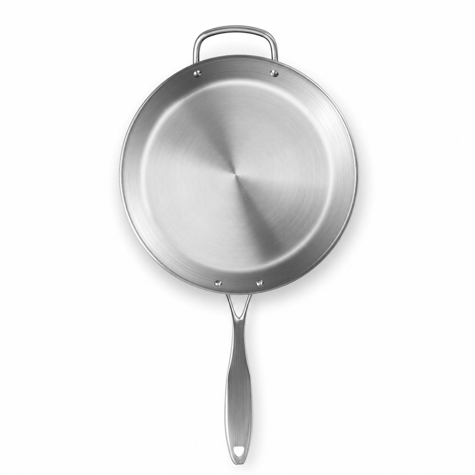 SOGA Stainless Steel Induction Fry Pan 36cm