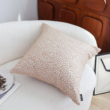 SOGA 2X 50cm Neutral Beige Speckled Pattern Contemporary Throw Pillow