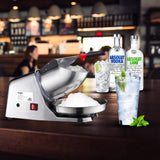 SOGA 2X Electric Ice Shaver Crusher Smoothie Maker 300W