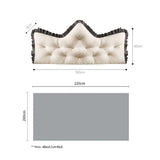 SOGA Home & Living Bundle – Cream Tufted Crown Pillow & Black Cozy Flannel Throw Blanket