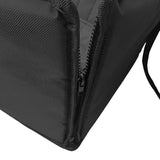SOGA Black Car Pet Sitting Bag Breathable Safety Travel Portable Carrier Pouch Travel Essentials