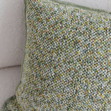 SOGA 2X Woven Cushion 45cm Green Yellow Multi-Color Textured Decorative Throw Pillow
