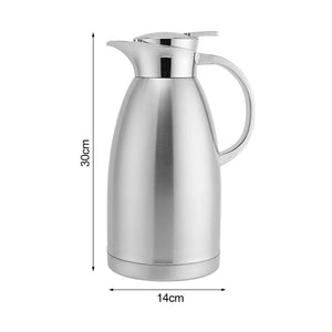 SOGA 2X 2.3L Silver Double-Wall vacuum with 2 layers stainless steel Construction Thermal Flask
