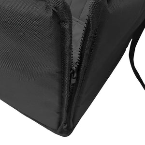 SOGA 2X Black Car Pet Sitting Bag Breathable Safety Travel Portable Carrier Pouch Travel Essentials