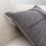 SOGA 2X 45cm Modern Herringbone Textured Woven Square Throw Pillow