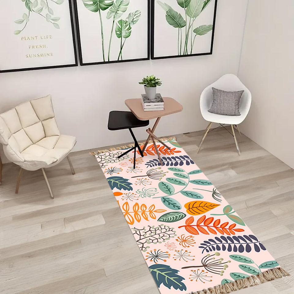 SOGA 2X 90cm Soft cotton woven handmade Area Rugs for living room bedroom Home Decor