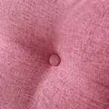 SOGA 120cm Crabapple Red Triangular Wedge Bed Pillow Headboard Backrest Bedside Tatami Cushion Home Decor
