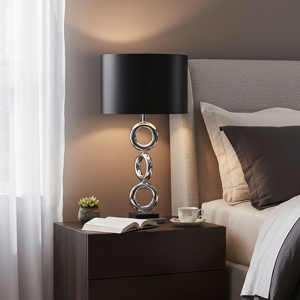 SOGA 4X Simple Industrial Style Table Lamp Metal Base Desk Lamp
