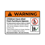 SOGA 38x24cm Clear 3 Tier Bookshelf & Cosmetic Storage Organizer Trolley Rack