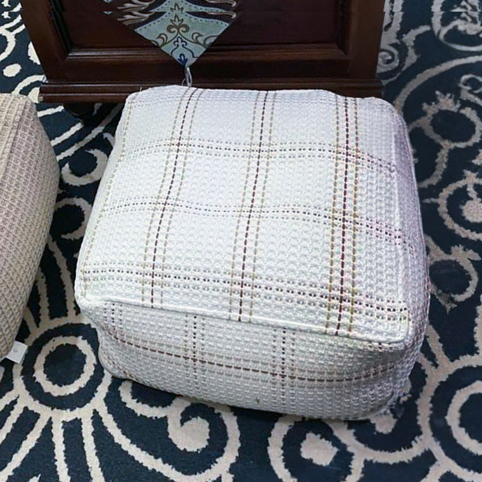 SOGA 40cm Pouf Soft Polyester Cotton Pillow with EPP Particle Insert Home Decor