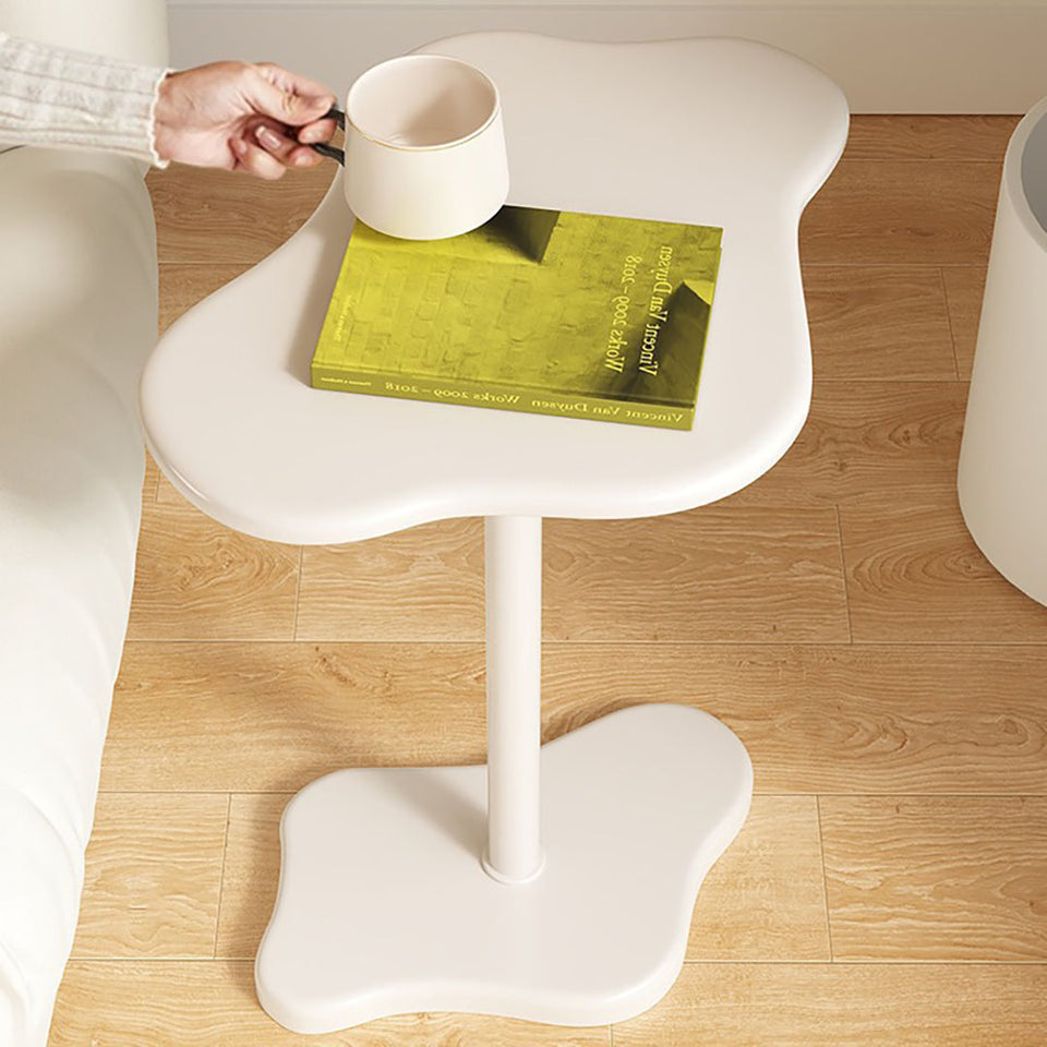 SOGA 2X 42x28cm White Minimalist Cloud Shaped Table Durable Stylish Accent for Home Décor