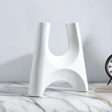 SOGA 2X 31x32cm Ornament Modern Minimalist Bottle Holder Stylish Cylindrical Stand and Plant Pots for Home Décor