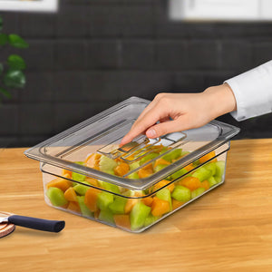 SOGA Clear Gastronorm 1/2 GN Lid Food Tray Top Cover Bundle of 6