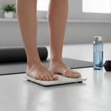 SOGA 180kg Digital Fitness Weight Bathroom Gym Body Glass LCD Electronic Scales White