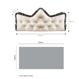 SOGA Home & Living Bundle – Crown Tufted Cream Pillow & Grey Cozy Flannel Throw Blanket