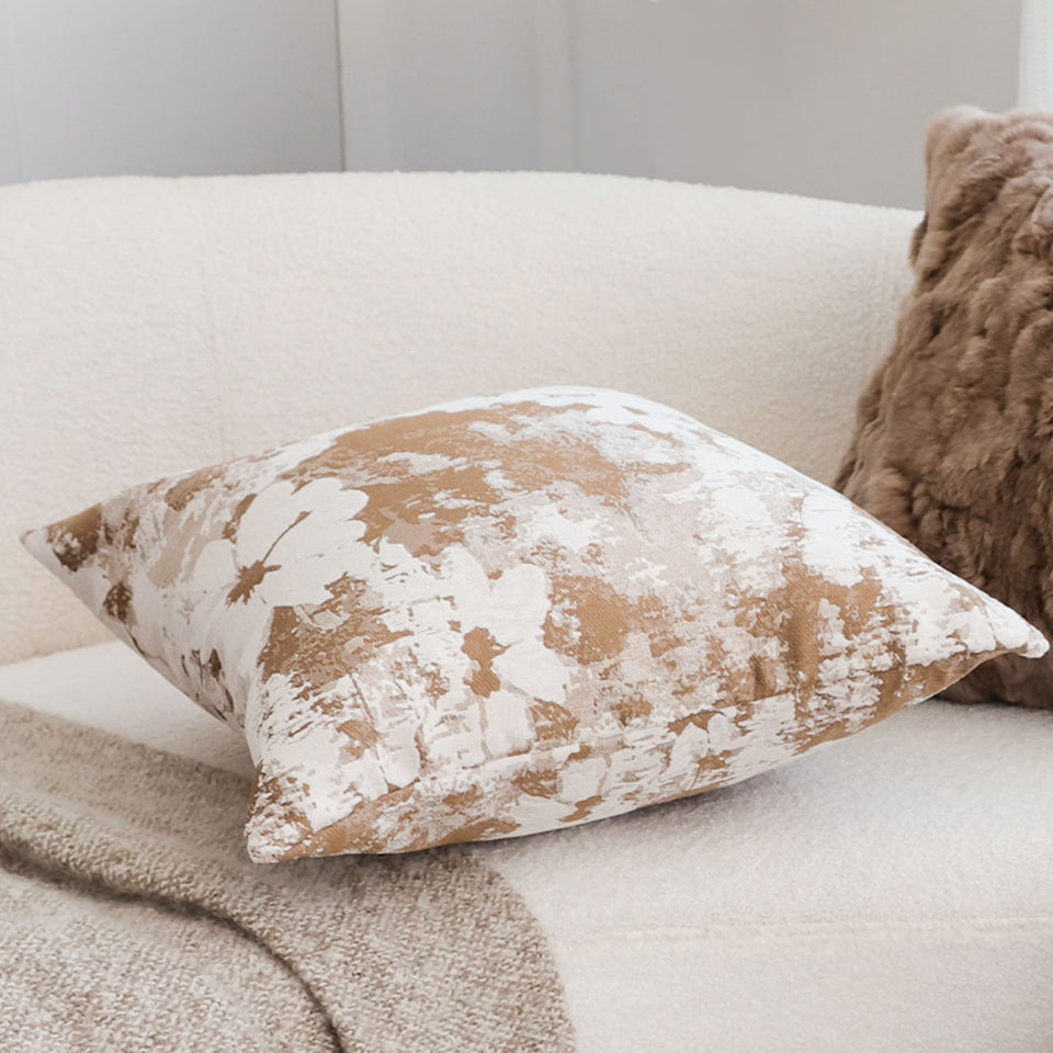 SOGA 50cm Rustic Weathered Paint Effect Decorative Lumbar Throw Pillow