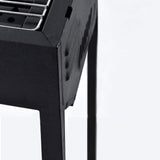 SOGA 66cm Portable Folding Thick Box-Type Charcoal Grill for Outdoor BBQ Camping