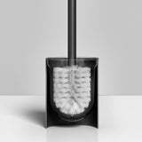 SOGA Wall-Mounted Toilet Brush with Holder Black 27cm