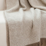 SOGA 160x200cm Coffee Blanket – Vintage Tassel Throw for Rustic Comfort