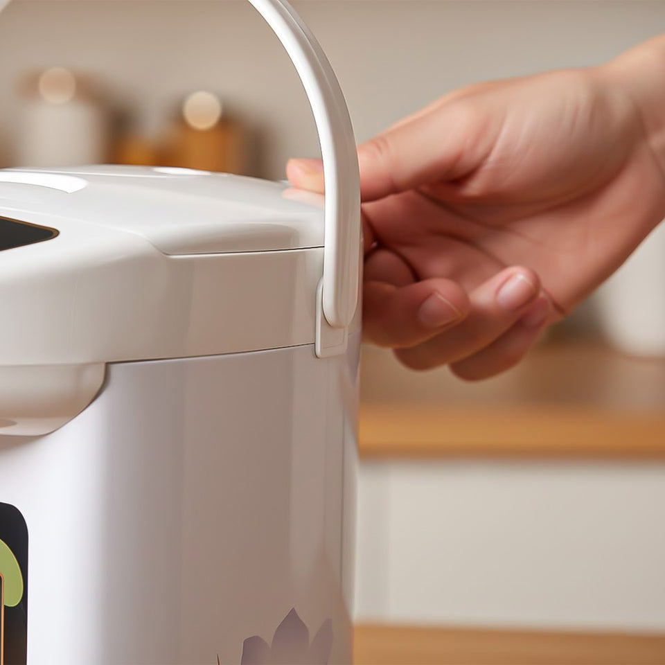 SOGA 3.8L White Plastic Exterior Electric Thermal Pot Dispenser with 3 Dispensing Modes