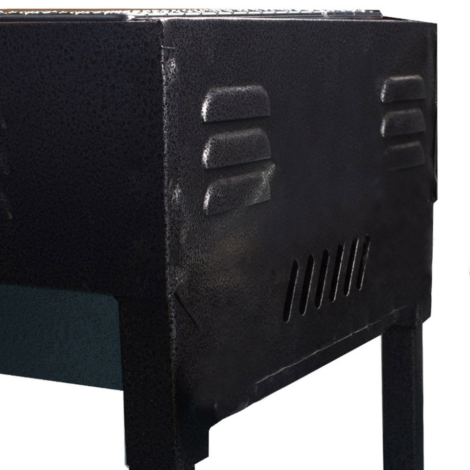 SOGA 2X 66cm Portable Folding Thick Box-Type Charcoal Grill for Outdoor BBQ Camping
