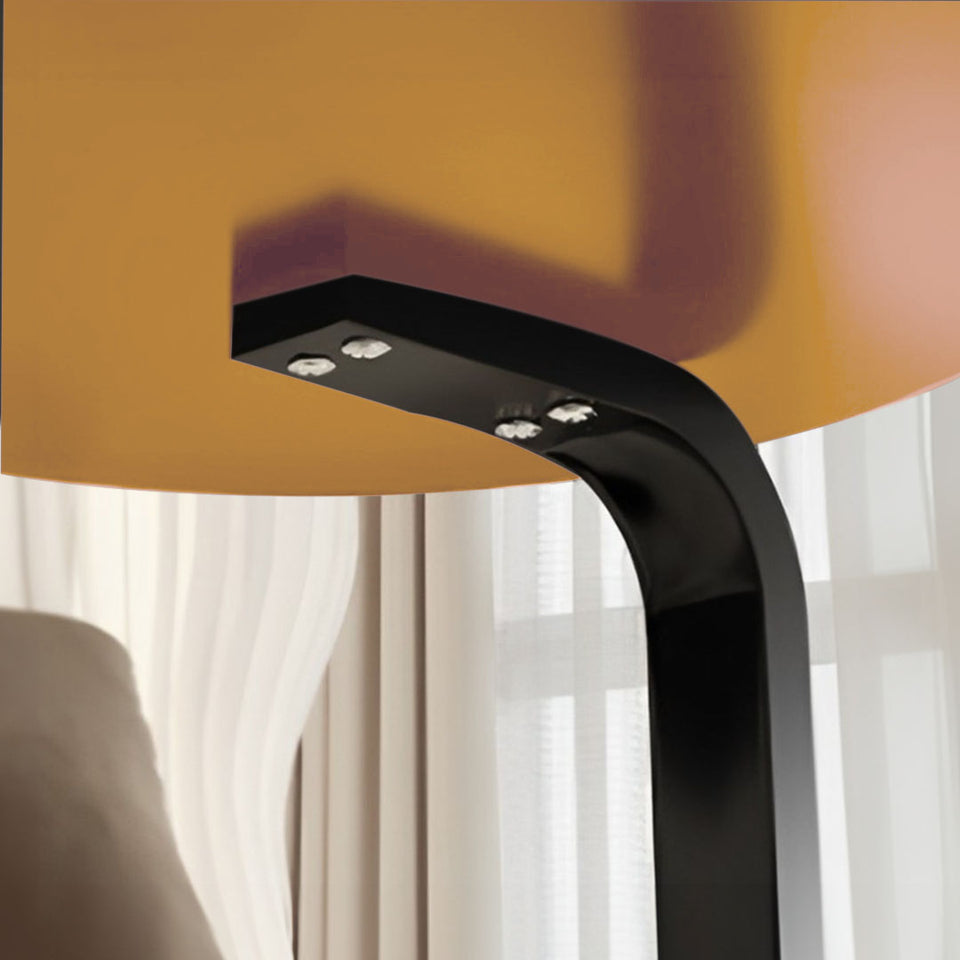 SOGA 50cm Wood Board Mini Side Table Movable Lightweight w/ Black Frame