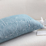 SOGA 2X 35cm Blue Throw Pillow Geometric Indoor and Outdoor Corded for Home Decor