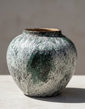 SOGA 21x22cm Green Small Ceramic Flower Vase Elegant Living Room Home Decor