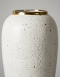 SOGA 35x17cm Plain White Large Ceramic Flower Vase Elegant Living Room Home Decor
