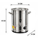 SOGA 2 Pack 25L 2200W Stainless Steel Commercial Hot Water Urns