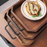 SOGA 39.1x25.4x5cm Paulownia Wood Serving Tray