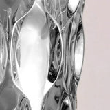 SOGA 30cm Glass Grey Vase Crystal VASE Thick Modern, Home Decor