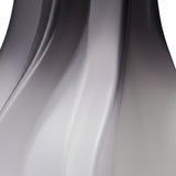 SOGA 33cm Glass Vase Grey with Beautiful glass Bubble Texture Art Vases