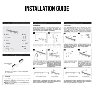 SOGA 127.5cm Suction-Mounted Retractable Clothing Drying Rack Foldable Hanger