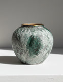 SOGA 21x22cm Green Small Ceramic Flower Vase Elegant Living Room Home Decor