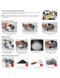 SOGA Stainless Steel Non-Stick Induction Fry Pan 36cm
